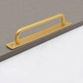 Miniatyrbilde 4 av 5: Sett med 2 håndtak - 128 mm aluminium legering låvedørhåndtak for skap