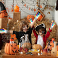 Miniatyrbilde 4 av 5: LED-blinkende hansker for Halloween, jul, kule leker for