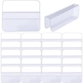 Miniatyrbilde 1 av 5: 100 stk Plast Ørepynt Adapter, Klar PVC Plast Smykkekort, e