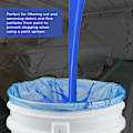 Miniatyrbilde 5 av 5: 5 Gallon Maling & Væske Silpose Filterpose med Ren Blå Fin Nylon Mesh, Pakke med 12 - Brukes i 5 Gallon Bøtter, Engangs Filterpose, Elastisk T