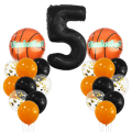 Miniatyrbilde 1 av 5: Digitale Basketball-elementer Bursdagsfestforsyninger - 5, Ballonger