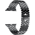 Miniatyrbillede 1 af 5: Sort - Rem til Apple Watch 38mm, Rustfrit Stål iWatch Rem