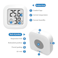 Miniatyrbillede 5 af 5: 3 stk. Digital Hygrometer Termometer, Mini LCD Indendørs Hygrometer