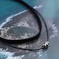 Miniatyrbild 5 av 5: Andelaisi Boho Flerskiktat Läderrep Halsband Choker Svart Läderrep Choker Halsband Gotisk Läder Mocka Halsband Cha