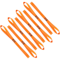 Miniatyrbilde 1 av 5: 8PK Myke Stropper for Nedbinding 1-1/16 x 18 tommer - 3600LB Bruddstyrke, Løkker for Sikring av Tilhengerfeste for Sykler, ATV, UTV, Motorsykler, Scootere,