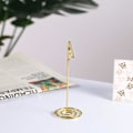 Miniatyrbild 5 av 5: 12-pack Metalliska Memo-Klipphållare (Guld) med Alligatorspänne för P