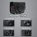 Miniatyrbillede 5 af 5: (Sort) Til Sony Cyber-shot DSC-RX100 VI, DSC-RX100 V, DSC-RX100