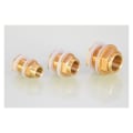 Miniatyrbilde 2 av 5: 4 stk. G1/2 Messing Vann Tank Slange Tilkobling Adapter Kran