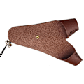 Miniatyrbillede 3 af 4: Buehåndbeskytter, 2 Finger Letvægts Åndbar Beskytter Holdbar Anti-Slip PU Læder Buehandske til Venstre Hånd Traditionel Langbue Buetilbehør