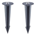 Miniatyrbilde 1 av 5: Hagejordspiker, for hagebelysning, svart, 26,5 cm, 50 mm Ø