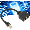 Pikkukuva 5 / 5: RJ45 Ethernet-jakokaapeli, RJ45 uros - 2 naaras jakaja