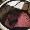 Miniatyrbillede 4 af 4: Foldbar Hundegård med 8 Netpaneler - Bærbar Foldbar Løbebur