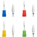 Miniatyrbillede 3 af 5: 5 stk Professionelle Neglepleje Slibehoved Keramisk Sander Tip Prof