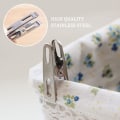 Miniatyrbilde 4 av 5: 20 Rustfrie Stål Klesklyper, 4 cm Metall Klesklyper, Vaskeri