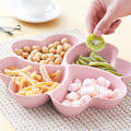 Miniatyrbillede 4 af 5: 4 Stykker Appetitvogn Frugtplade Snackboks Nødplade Snackplader