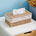 Miniatyrbillede 1 af 4: 1 stk (20x14x10cm) Rektangulær Vævet Vævsæske Rattan Vævsæske