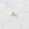 Miniatyrbillede 5 af 5: 100 stk. Antikke Dekorative Søm til Møbler Sofa Polstring Retro Søm Guld Metal 10x16mm
