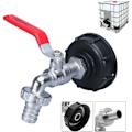 Miniatyrbilde 1 av 5: 3/4 Tankkran 1000l, Tankadapter S60X6 IBC Tap-tilkobling, Gar