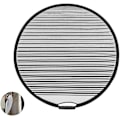 Miniatyrbilde 1 av 4: 80cm Bulkreflektorbrett Sammenleggbart Fleksibelt Stripet Bulkbrett Reflektorpanel for Bilbulk Kontrollverktøy