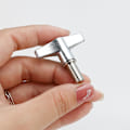 Miniatyrbilde 3 av 5: Pakke med 2 trommesett hardware beskyttelsesdeler, 6mm cymbalstativ vingemuttere skrue erstatningssett for trommeslager, høykvalitets sinklegering reparasjonsverktøy perkusjon