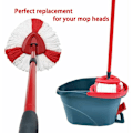 Pikkukuva 5 / 5: (4 kpl) Mop-pää, yhteensopiva Vileda 2-in-1 Ultra Mop -mopin kanssa, R