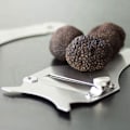 Miniatyrbillede 4 af 5: Professionel Trøffelslicer i Rustfrit Stål med Justerbar Klinge, Trøffelskærer Osteskrabber Chokoladehøvl Grøntsags skræller