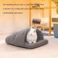 Miniatyrbild 4 av 5: 32×28cm Marsvinsbädd Grott Hamsterbädd Mjuk Sovsäck Varm Cu