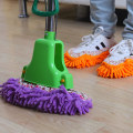 Miniatyrbillede 4 af 5: 5 Par Mop-Tøfler, Mikrofiber-Tøfler, Mop-Sko, Gulvrens