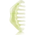 Miniatyrbilde 1 av 4: Jade Steinsmassasje Kam Guasha Hårkam for Skraping Hodebunn Multi