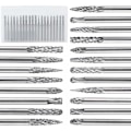 Miniatyrbilde 1 av 5: 20 stk 3mm Dobbelt Kutt Burr Sett, (3 X 3) Wolframkarbid Rotasjon