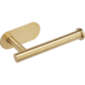 Miniatyrbillede 1 af 5: Toiletpapirholder (Børstet Messing), Væghængt Toiletpapirholder