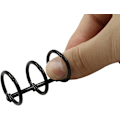 Miniatyrbillede 4 af 5: 20 stk. 3 Ringe Metal Løsblad Bindere Snap Split Hængslet med 20 mm Indvendig Diameter, Bogringe til DIY Rejsedagbog, Fotoalbum, Binderygge Kam