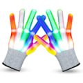 Miniatyrbilde 1 av 5: LED-blinkende hansker for Halloween, jul, kule leker for