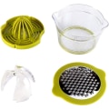 Miniatyrbilde 2 av 5: Multifunksjons manuell juicer, 4 i 1 juicer for appelsiner, sitroner,