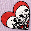Miniatyrbilde 3 av 4: 5 stk The True Love Till Death Patch Broderte Applikasjoner Stryk På Sy På Emblem
