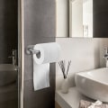 Pikkukuva 5 / 5: Hopea WC-paperiteline, poraamaton, itseliimautuva