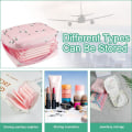 Miniatyrbilde 4 av 5: 2 stk. Hygienebindings Oppbevaringspose Periode Kit Tamponpose Skole Nylon