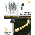 Miniatyrbilde 2 av 5: 20 LED Solcelled Hagelys, 8 Moduser Sopp Stilys Utendørs
