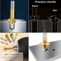 Miniatyrbilde 4 av 5: HSS Senkbor 6 stk 90° Titan Walnut C