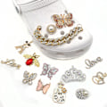 Miniatyrbillede 1 af 5: Ocean 14 stk. 3D Clog-Sandal Ornamenter (Sommerfugl Rhinestone), Sh