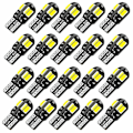 Pikkukuva 1 / 5: 20 kpl T10 194 LED-auton polttimoita, 192 LED-auton polttimoita, 168 LED-valot