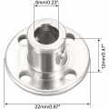 Miniatyrbillede 2 af 3: 4 stk. Flansforbindelse Motor Guide Akselforbindelse Motorstik 6mm