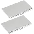 Miniatyrbild 1 av 5: 2 st Business Card Case (Silver), Rostfritt Stål Business Card C