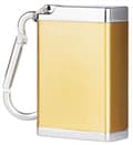 Gyllene bärbar askkopp mini luktsäker fickaskkopp askkopp utomhus