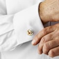 Miniatyrbillede 3 af 5: 10 stk. Manchetknapper og skjorteknapper til mænd i guld tone, passer til hvid og sort smoking, velegnet til bryllupsdag eller formel lejlighed.