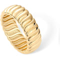 Miniatyrbild 3 av 5: 14K Guldförgylld Chunky Statement Ring | Chunky Stackbar Ring för Kvinnor