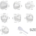 Miniatyrbilde 5 av 5: 8 stk. Trekantet Risball Maker med Spatel - Rist Onigiri Form for Barnas Matboks Bento og Hjemme DIY
