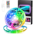 Miniatyrbilde 1 av 5: 5M LED-lysstripe USB DIY RGB Fargeskiftende Musikk Synkronisering 5050 30