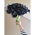 Miniatyrbillede 4 af 5: 24 stk. Kunstige Latex Calla Lily, Realistisk Enkelt Stilk Calla L