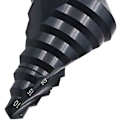 Miniatyrbillede 2 af 5: HSS Trinbor Bits 10-45mm Spiral Flad, Trekantgreb Nitril